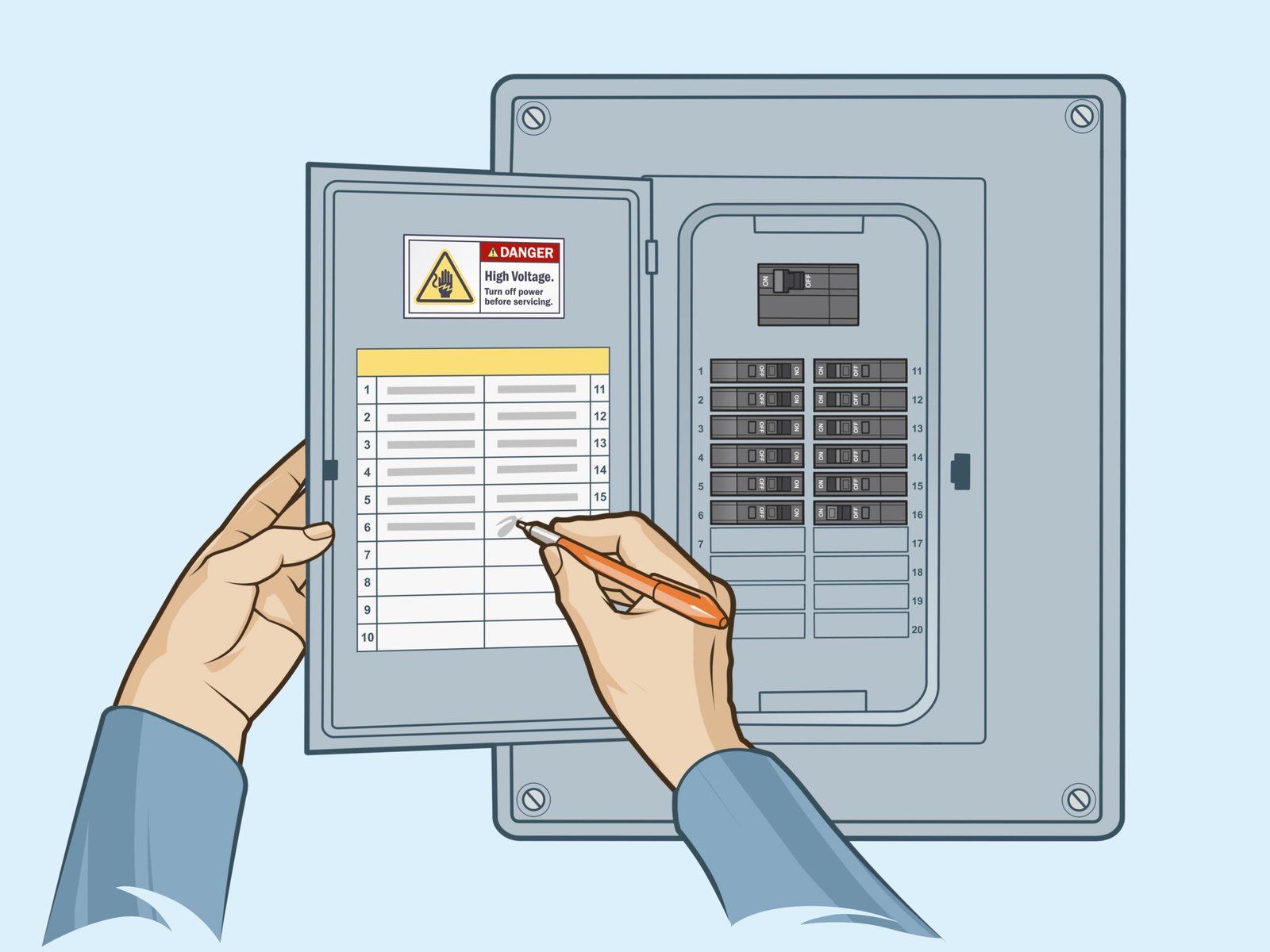 How to Open Circuit Breaker Box and Check Breakers